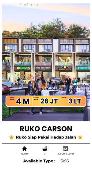 Ruko Carson Gading Serpong