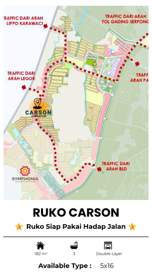 Ruko Carson Gading Serpong