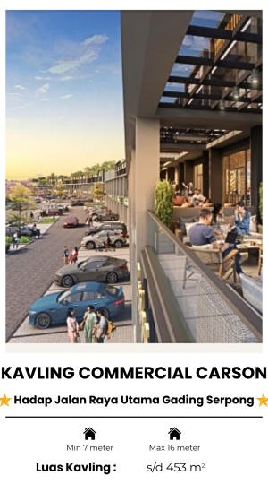 Kavling Komersial Carson